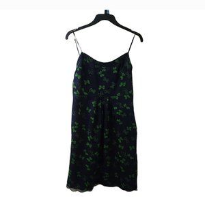 Juicy Couture Navy/Green Bow Dress Size 10 Adjustable Straps